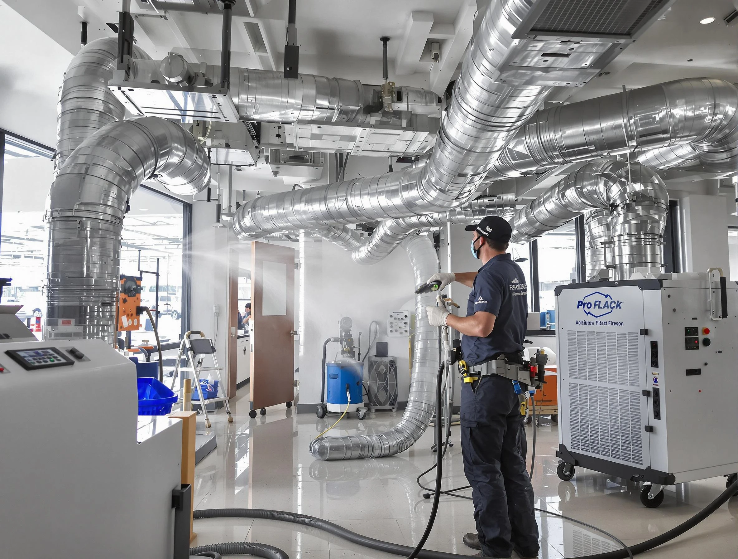 Negative Pressure Air Duct Cleaning in Carnegie